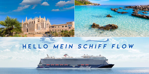 Die ersten Kreuzfahrten der Mein Schiff Flow starten 2026 in Mallorca.