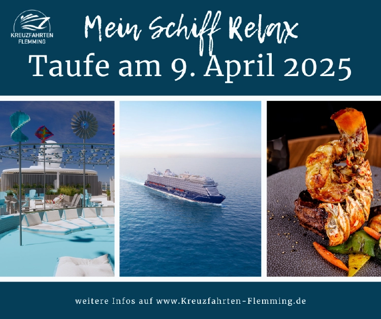 Mein Schiff Relax TaufeMein Schiff Relax Taufell
