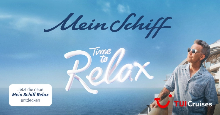 Mein Schiff Relax Time to Relax mit Robbie Williams