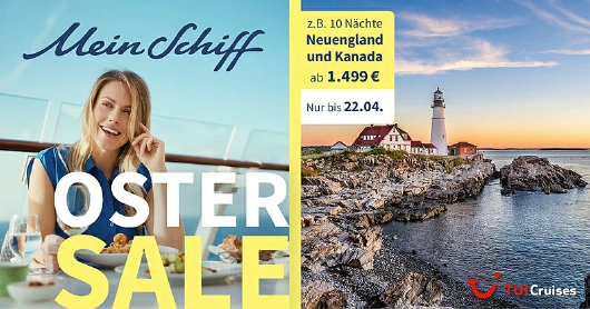 Mein Schiff 1 OSTER SALE Neuengland und Kanada