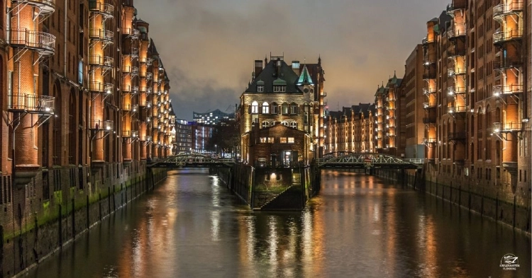 Nordeuropa Hamburg Speicherstadt Schlösschen