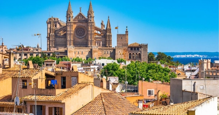 Mittelmeer Mallorca Kathedrale von Palma de Mallorca