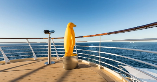Mein Schiff 4 Bugaussicht Pinguin Mein Schiff 4 Bugaussicht Pinguin