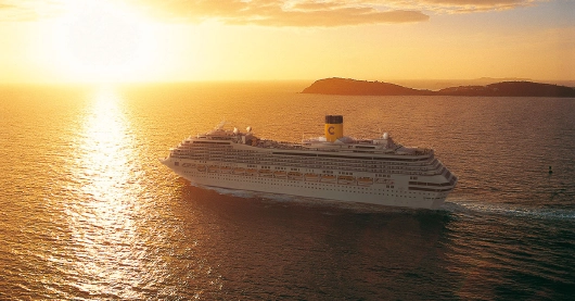 Costa Fortuna Abendstimmung