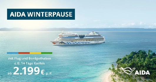 aida_kampagne_winterpause_karibik_kreuzfahrten-flemming AIDA Kampagne Winterpause mit Bordguthaben Karibik
