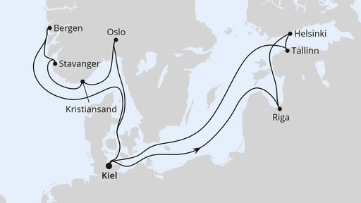 aida-prima_route_14-naechte_norwegen-und-ostsee-mit-lichterfest-in-riga_kreuzfahrten-flemming AIDAprima Norwegen und Ostsee mit Lichterfest in Riga