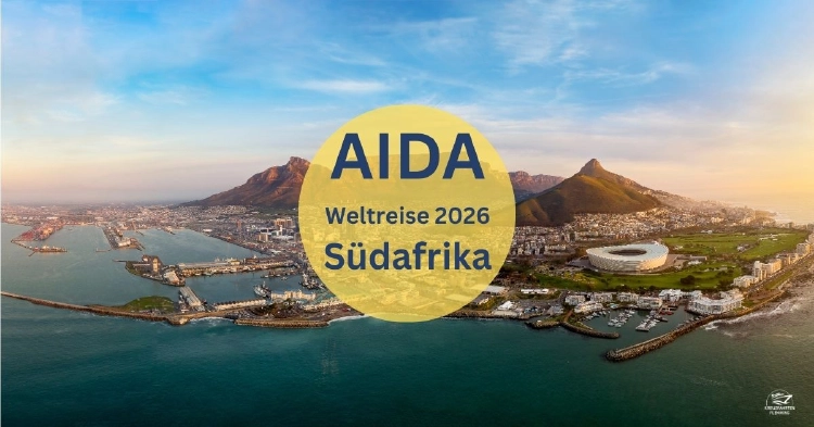 AIDA Weltreise 2026 Suedafrika Kapstadt