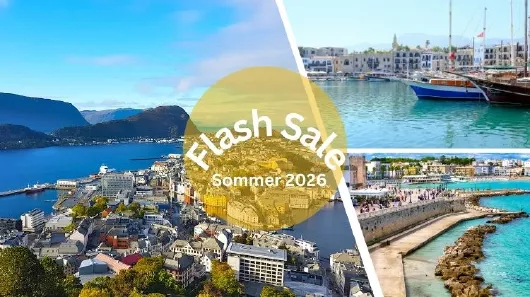 Flash Sale Sommer 2026 Nordeuropa | Mittelmeer | Adria