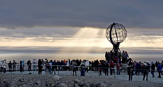 MSC Cruises am Nordkap in Norwegen