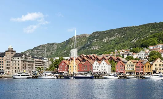MSC Cruises in Bergen in Norwegen