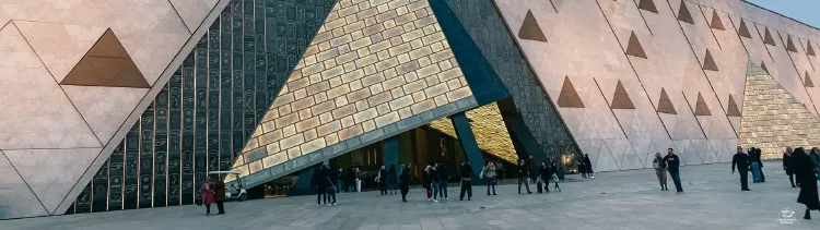 Grand Egyptian Museum in Egypy Entrance Grand Egyptian Museum in Egypy Entrance