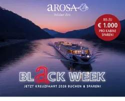 A-ROSA Black Week Kreuzfahrten 2026 buchen und sparen