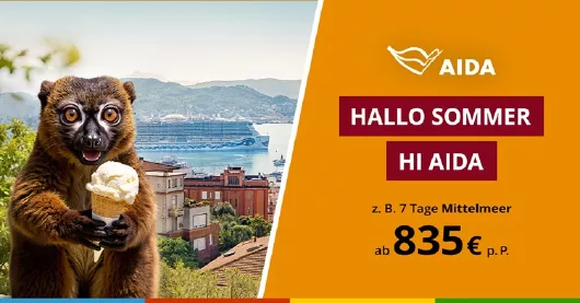 AIDA hallo Sommer, Hi AIDA im Mittelmeer