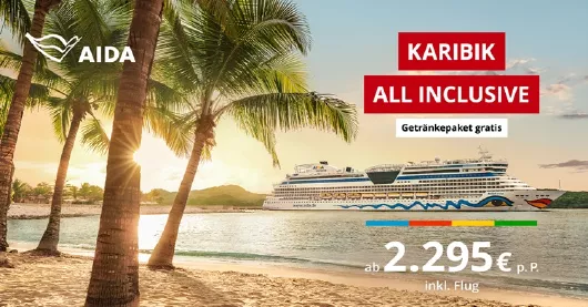 AIDA Karibik mit gratis Getränkepaket