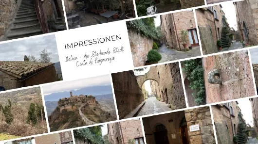 Italien - die sterbende Stadt Civita di Bagnoregio