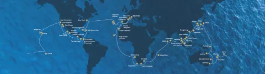 Costa Weltreise 2027 mit der Costa Deliziosa