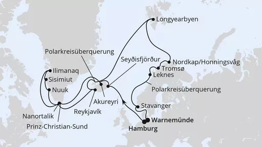 AIDAsol Island, Grönland und Spitzbergen