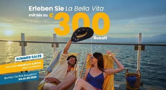 Costa Summer Sales mit Rabatt