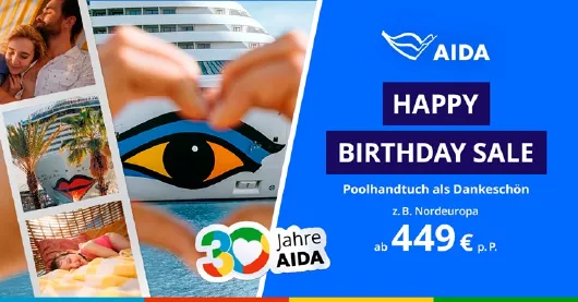 AIDA Geburtstags-Sale