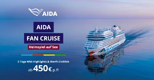 AIDA Fan Cruise mit Werft-Einblicka