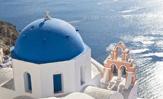 MSC Santorini in Griechenland Mittelmeer