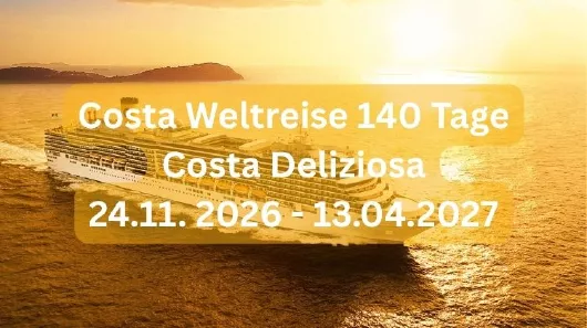 Costa Deliziosa Weltreise 2027