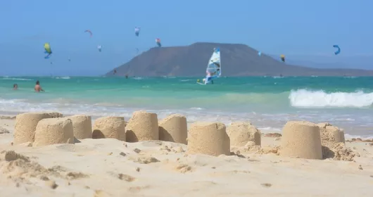 Fuerteventura Kite surfer