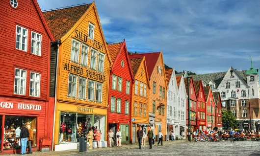 Bergen Bryggen in Norwegen