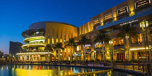 Dubai Mall bei Nacht
