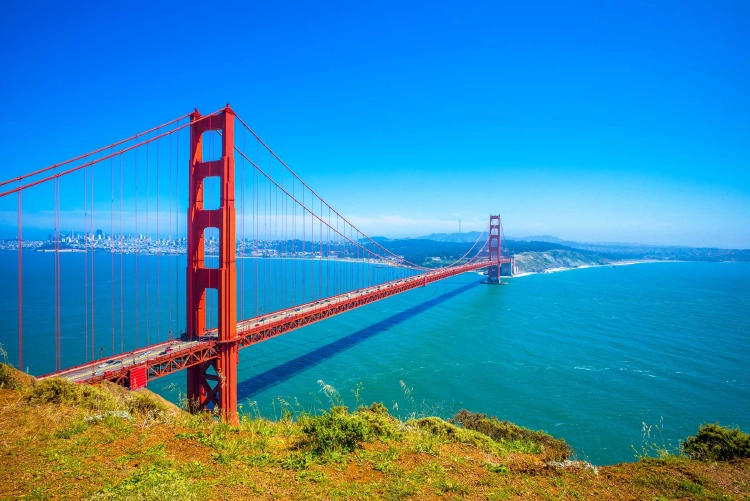 Golden Gate Bridge in San Francisco USA